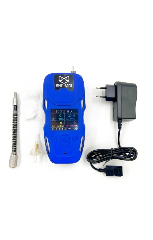 Многоканальный портативный газоанализатор КИП-МГ5 со встроенным насосом (CH4, CO, H2S, O2)
